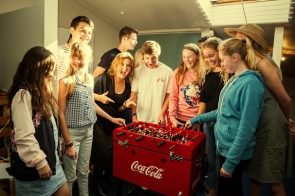 When Tracey Fawcett entered her barcodes in the MyCoke competition, the chance to win the Pop Up party caught her eye.