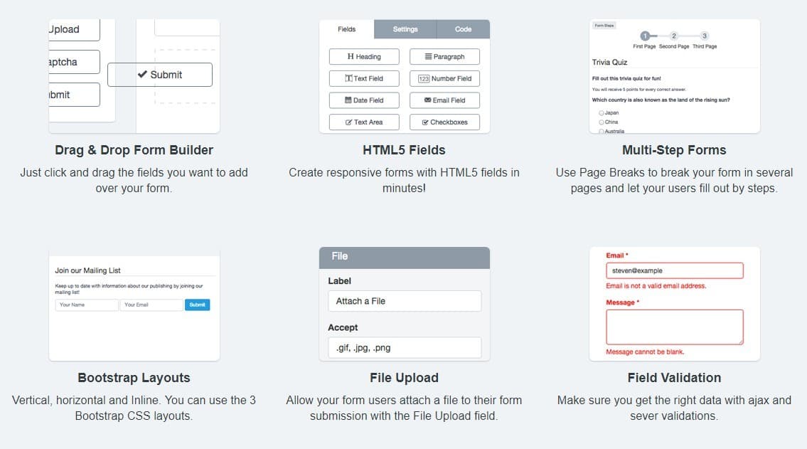 Site Form - Advanced Form Builder and Manager