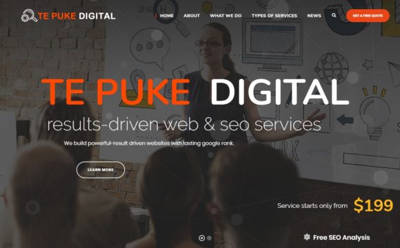 te puke digital, web design and seo expertise